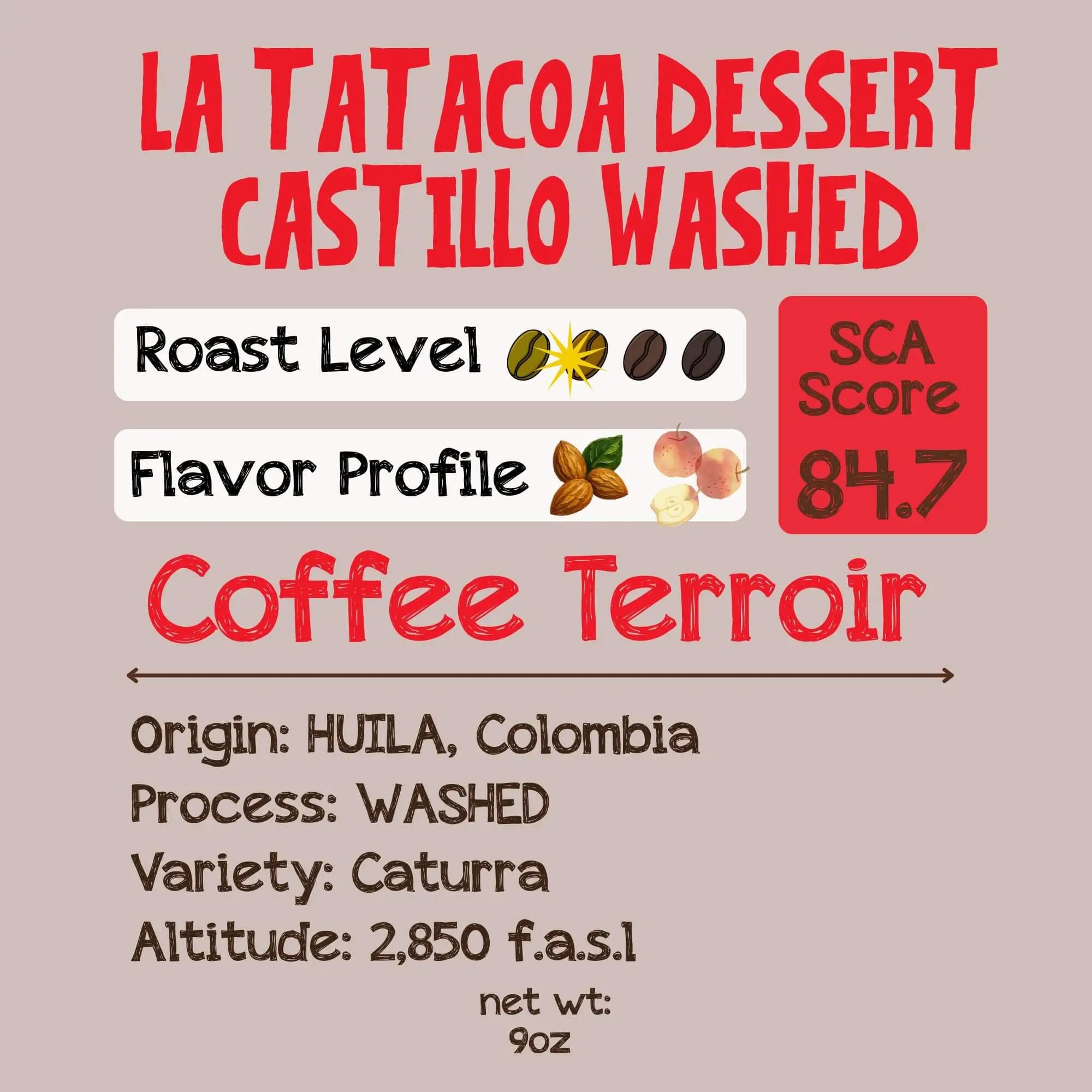 LA TATACOA Huila | Castillo Washed Process | COLOMBINO – COLOMBINO