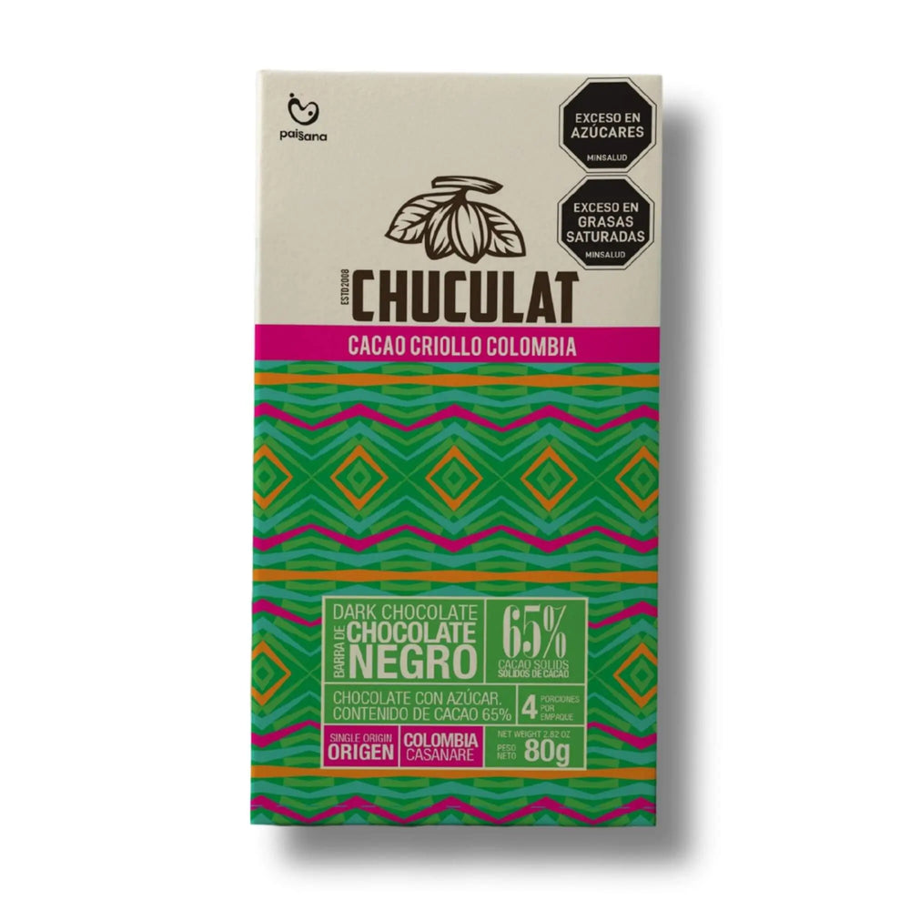 CHUCULAT Casanare 65% Dark Cacao Criollo Bar