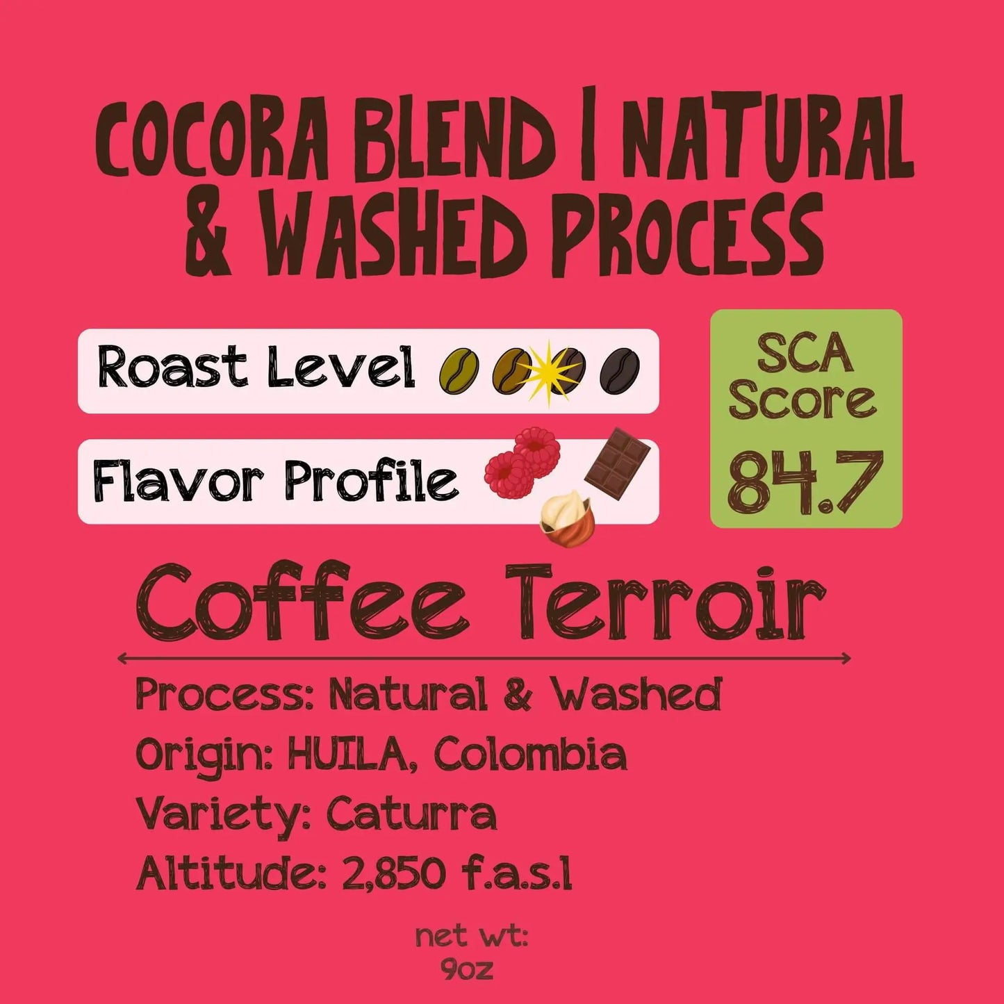 COCORA Natural & Washed Blend
